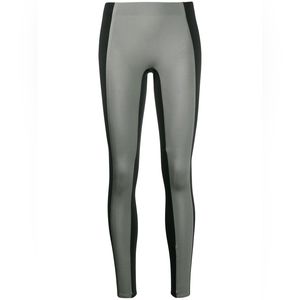 NWOT Silver panelled performance leggings from Reebok x Victoria Beckham.